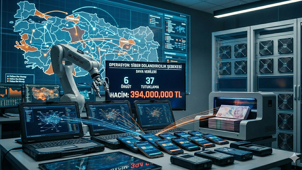 Vaka Analizi: 5 İl, 6 Örgüt, 394 Milyon TL — Dijital Yatırım Vaadiyle Katmanlanan Fraud Operasyonu